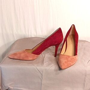 Elegant Red and Pink Women's Heels
